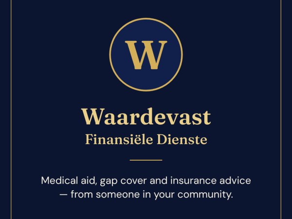 Medical aid, gap cover and insurance advice from someone in your community.
