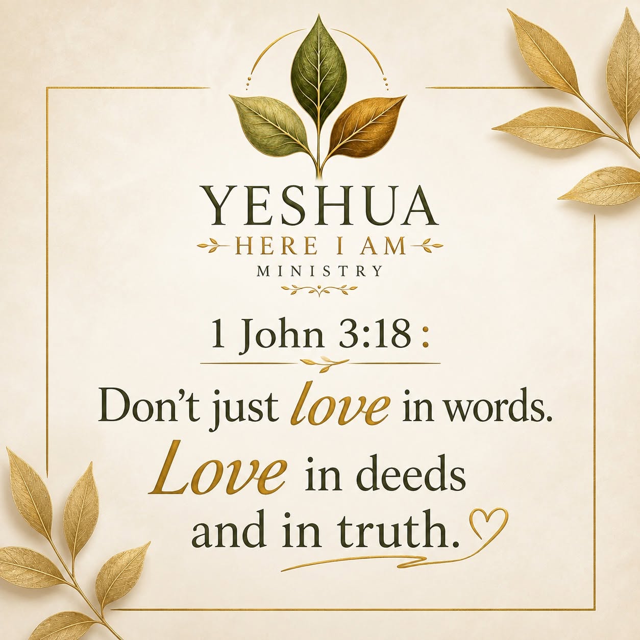 To Business Owners 1 John 3:18