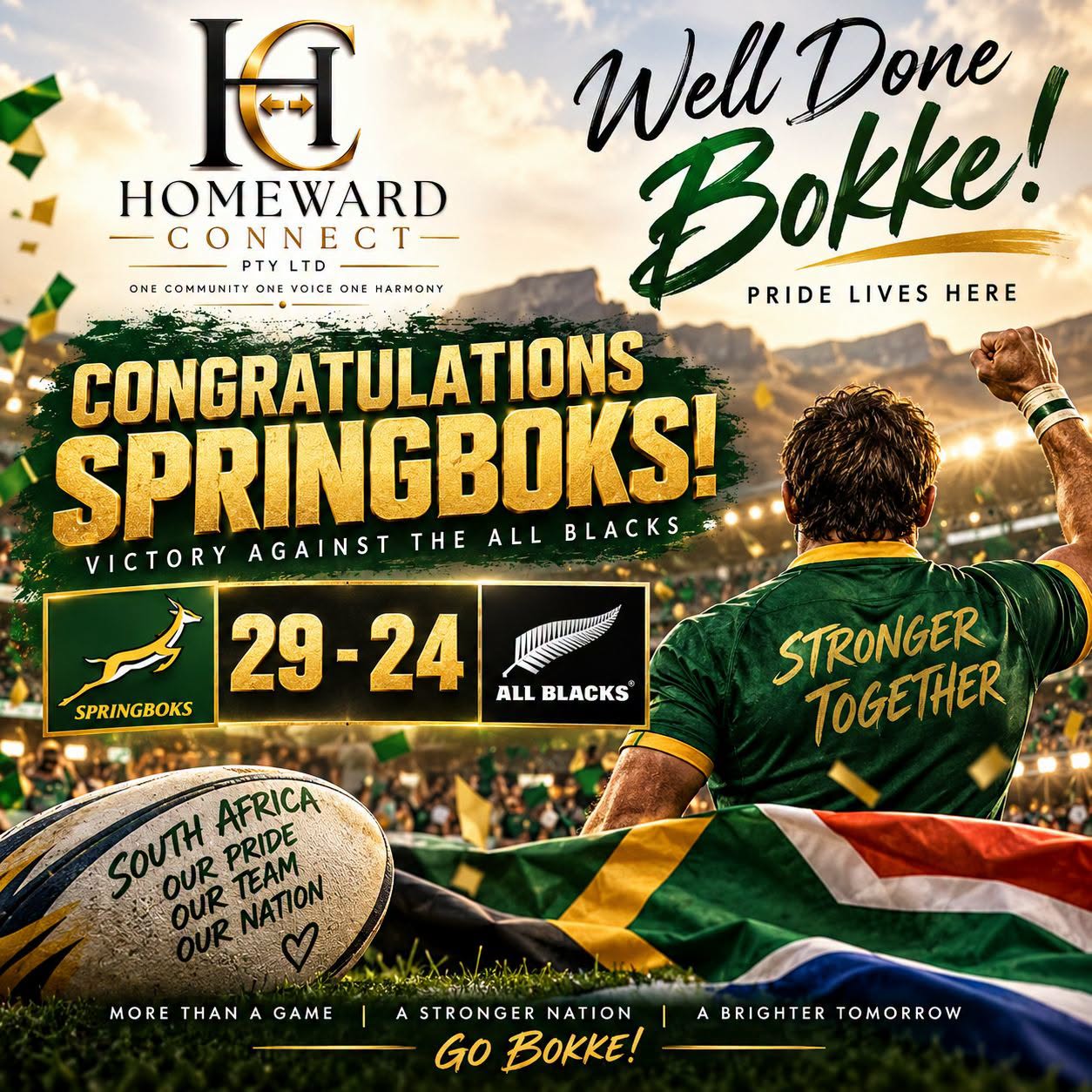 Congratulations Springboks!