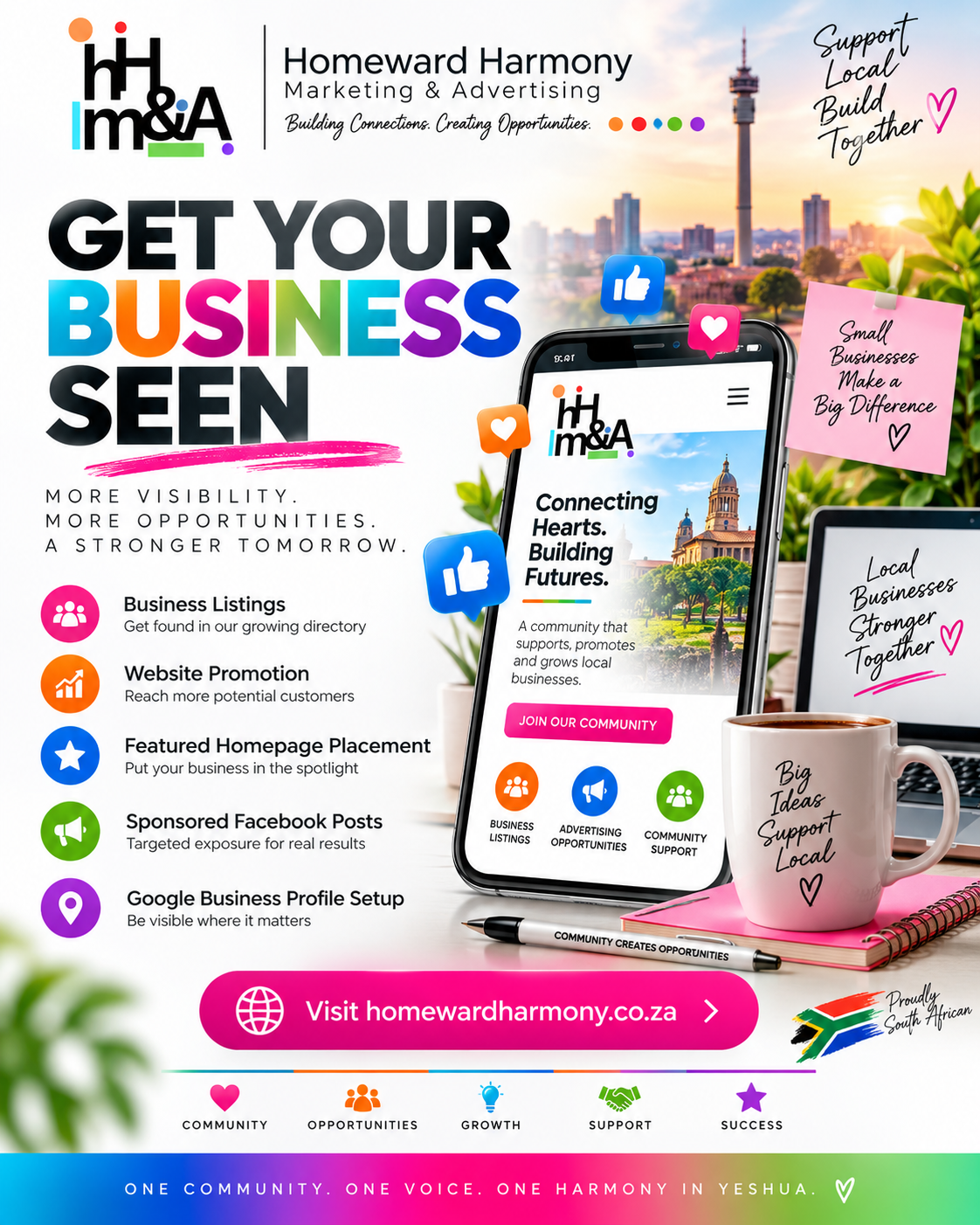 PUT YOUR BUSINESS IN THE SPOTLIGHT