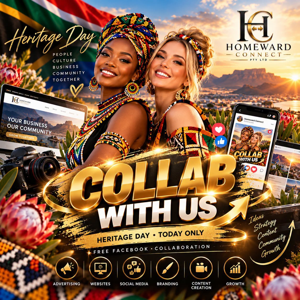 HERITAGE DAY COLLABORATION — TODAY ONLY