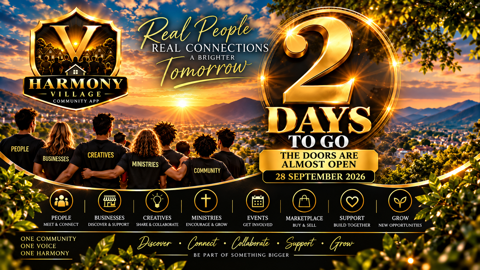 2 DAYS TO GO — THE DOORS ARE ALMOST OPEN