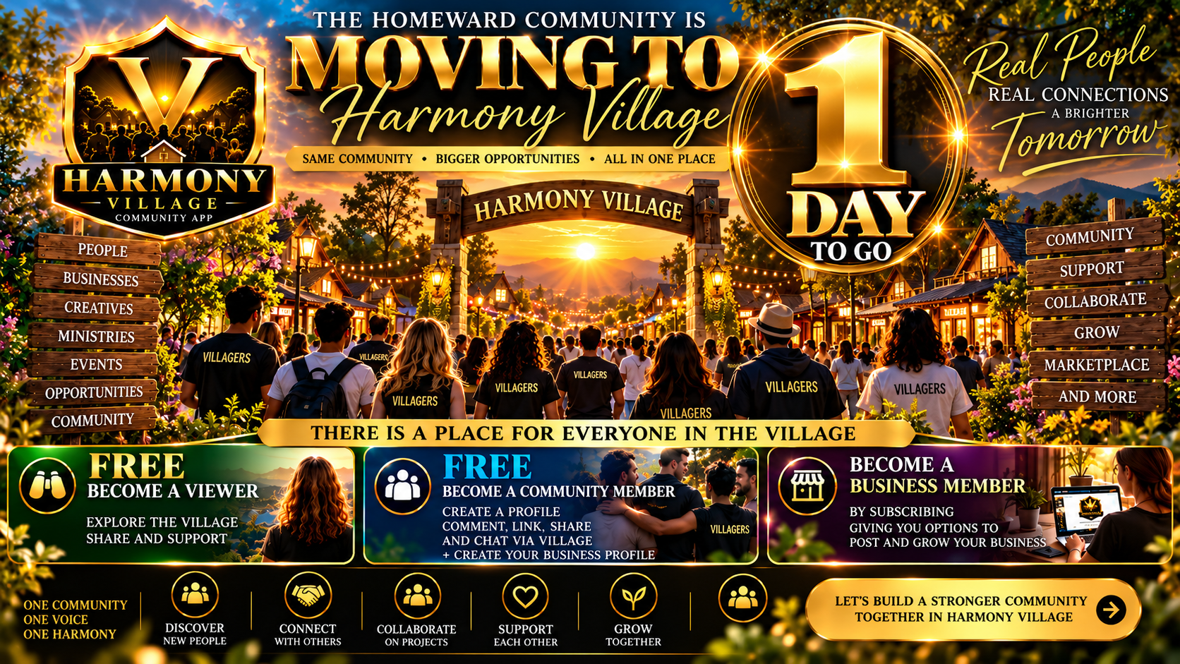 1 DAY TO GO — WE ARE ALMOST HOME