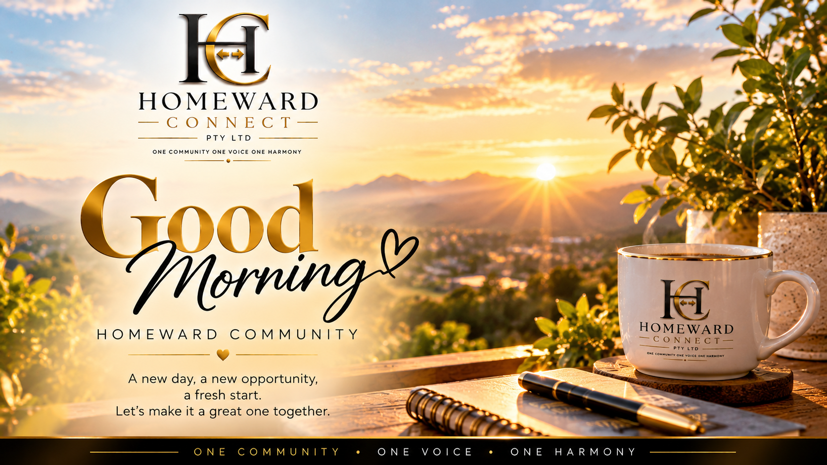 GOOD MORNING,