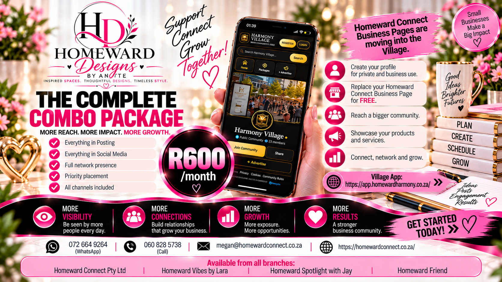 HOMEWARD DESIGNS BY ANETTE — PACKAGES
