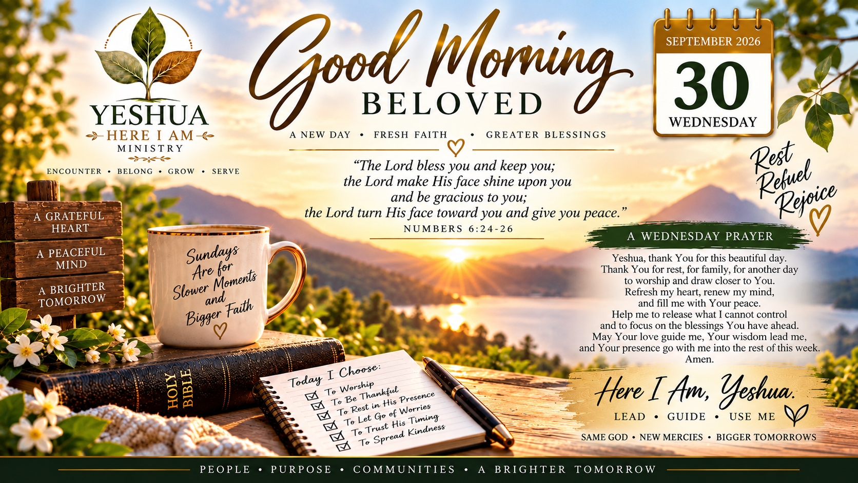 GOOD MORNING, BELOVED
