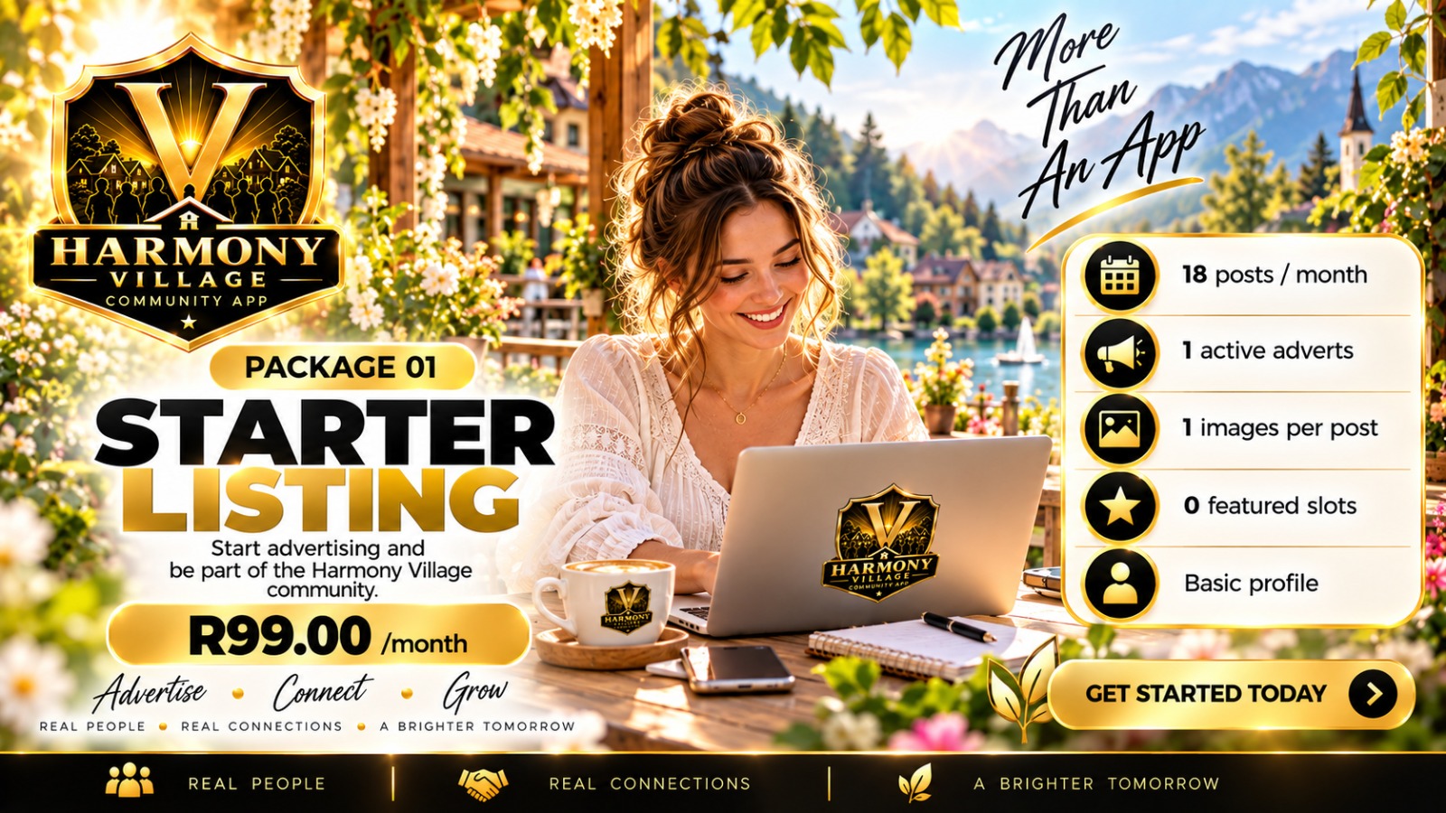 STARTER LISTING | R99/month