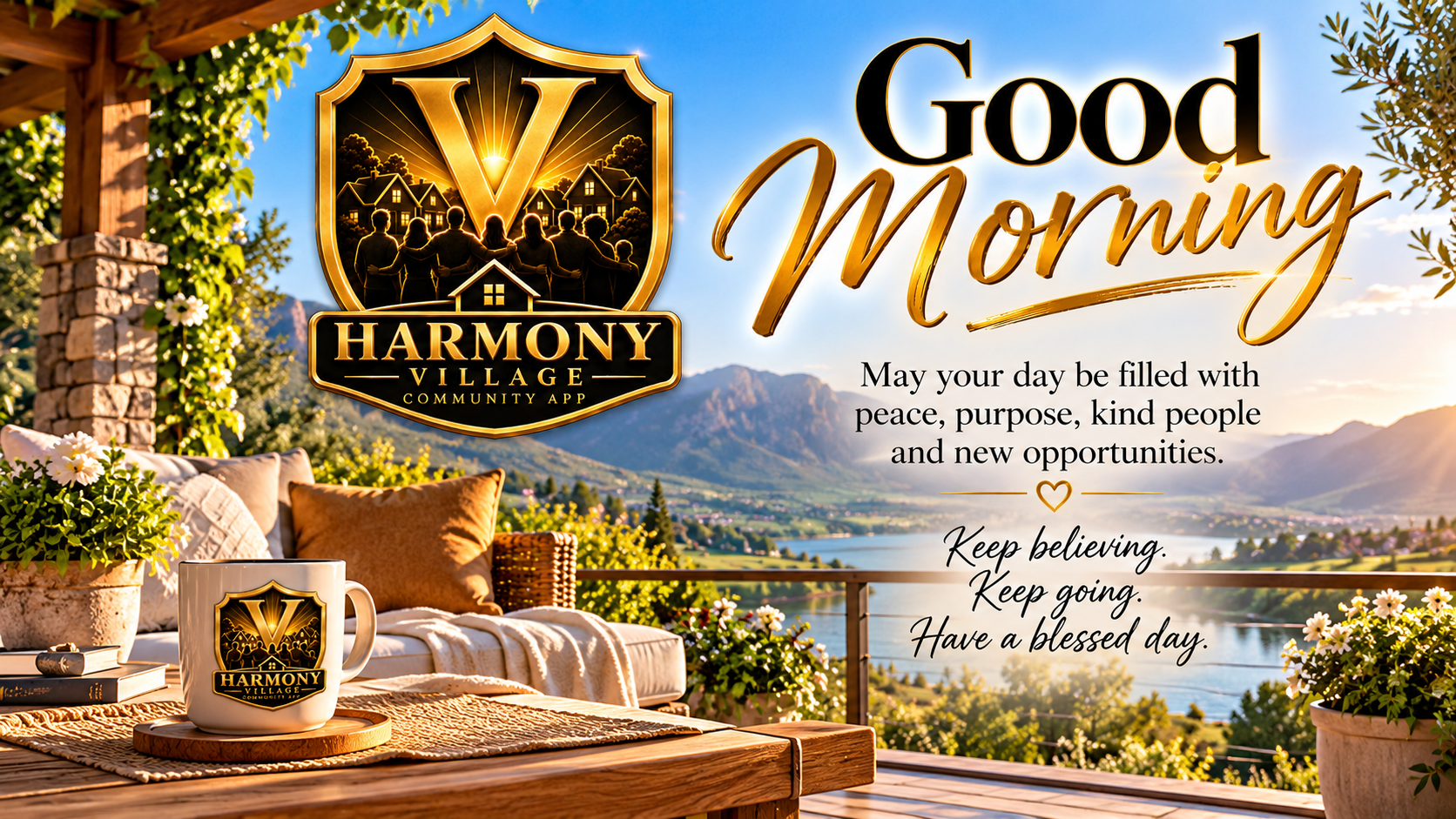 Good Morning from Harmony Village