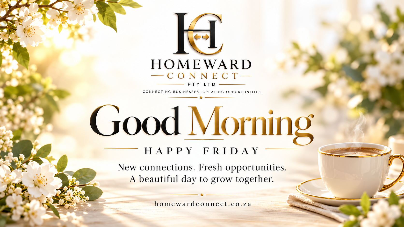 Good morning, Homeward Connect Pty Ltd family. Happy Friday!