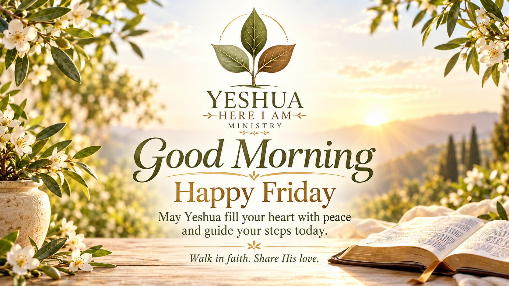 Good morning, family. Happy Friday!