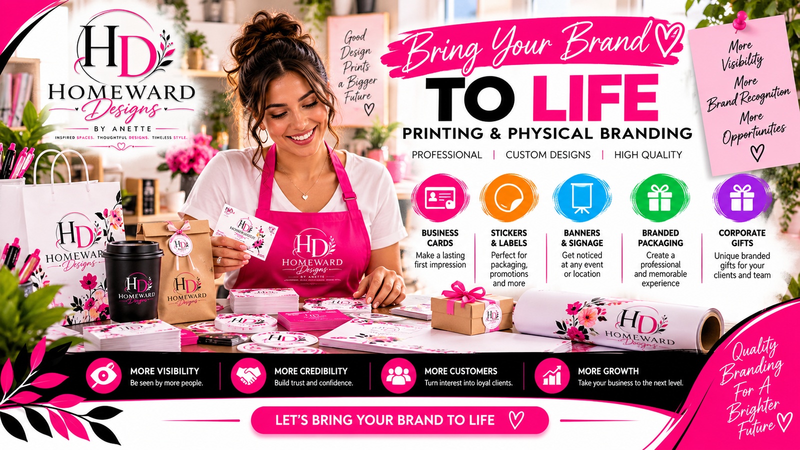 BRING YOUR BRAND TO LIFE!