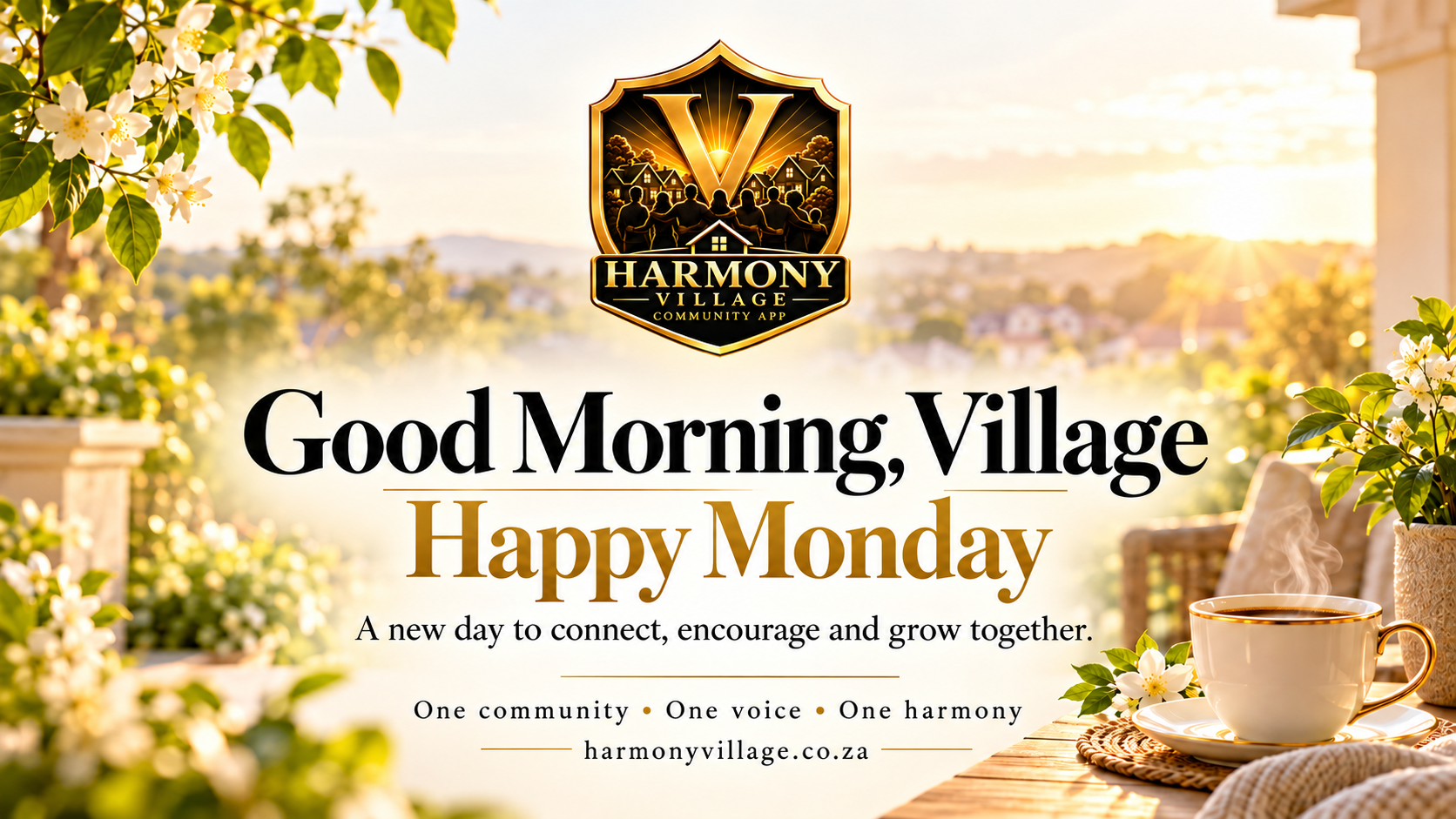 Good morning, Village! Happy Monday ☀️