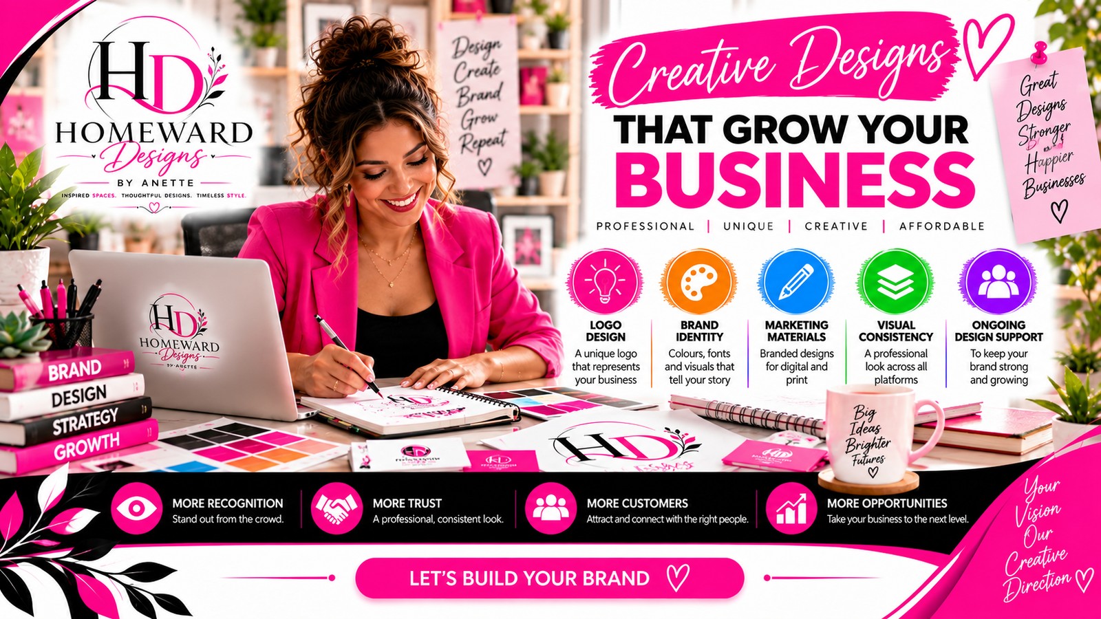 CREATIVE DESIGNS THAT GROW YOUR BUSINESS!