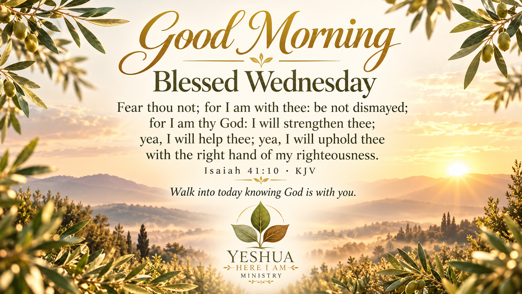 Good morning, beloved family!