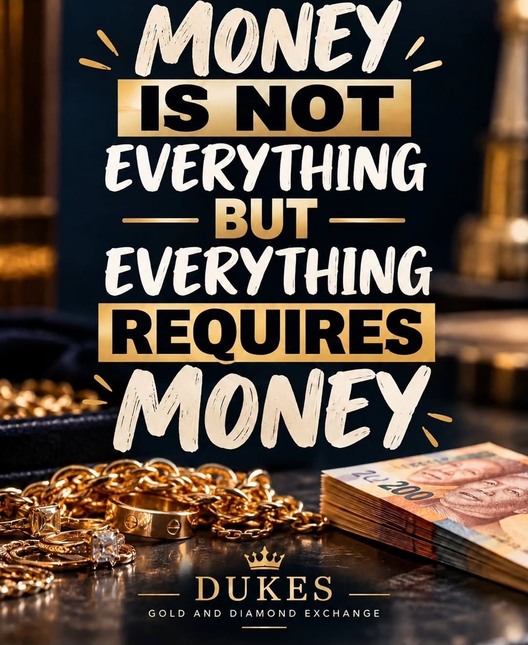 Money is not everything?