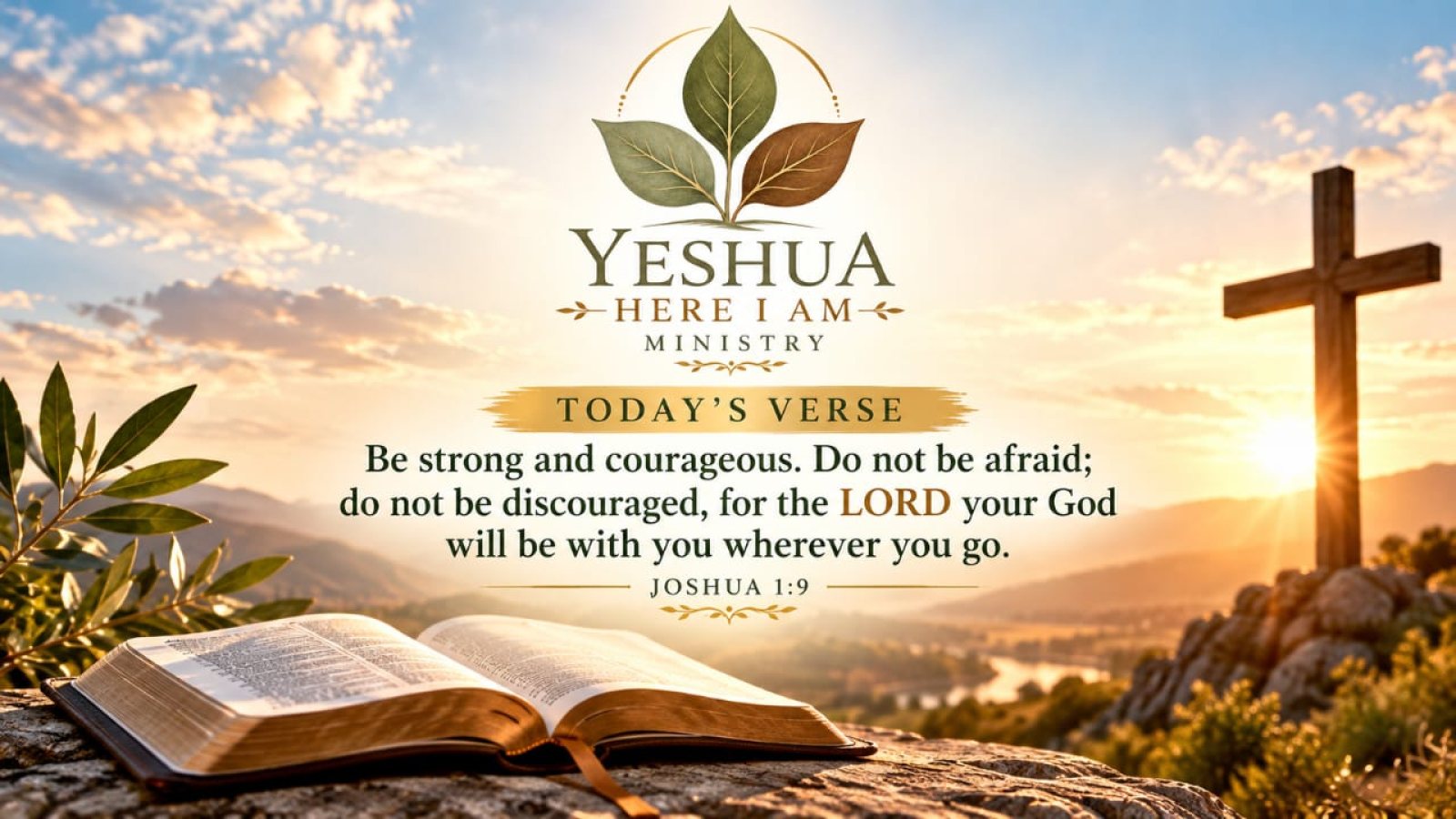 YESHUA HERE I AM MINISTRY TODAY'S WORD OF ENCOURAGEMENT